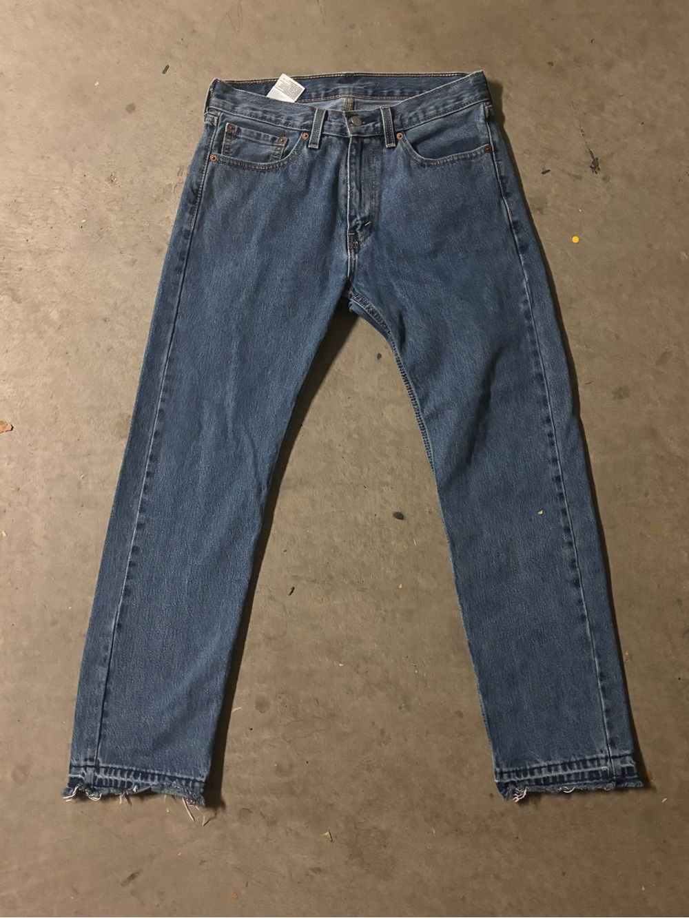 Levi's Men's Straight Leg Blue Denim Jeans